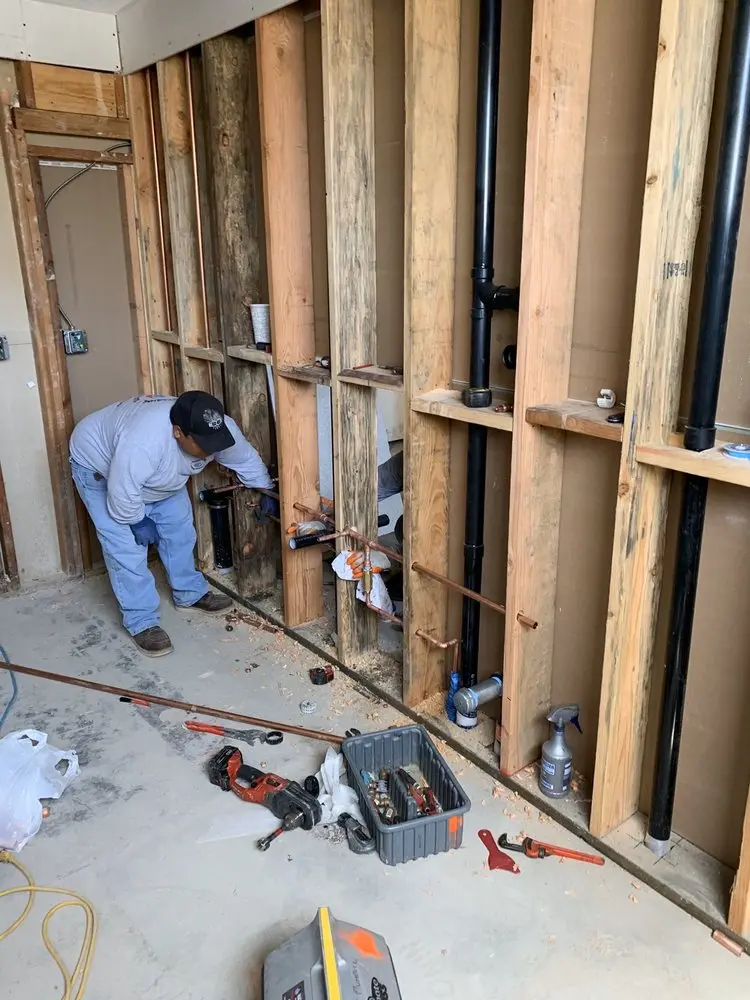 Commercial rough-in plumbing for Trenchless Sewer Repair in Meadow Woods Estates